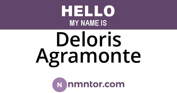Deloris Agramonte