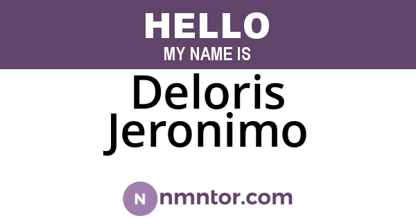 Deloris Jeronimo