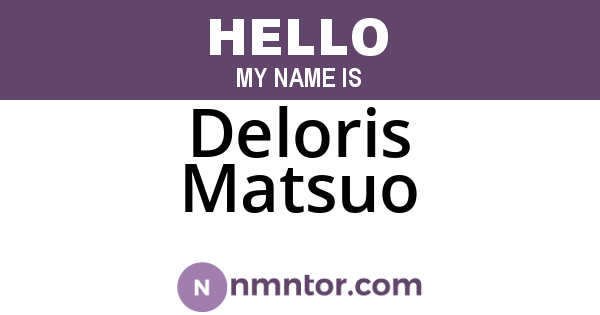 Deloris Matsuo