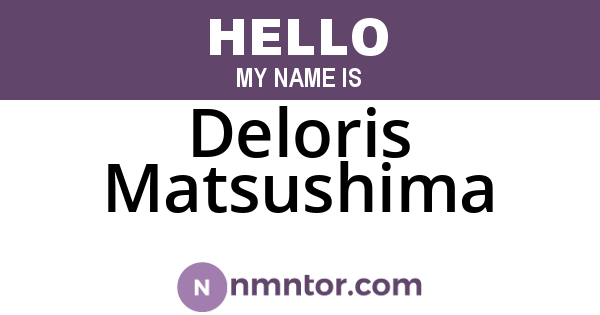 Deloris Matsushima