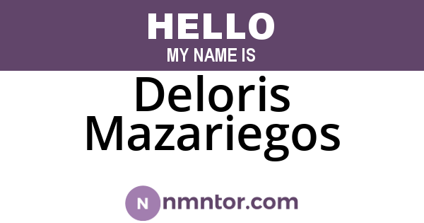 Deloris Mazariegos
