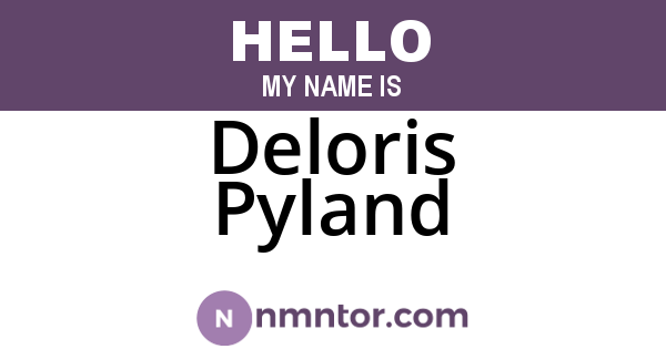 Deloris Pyland