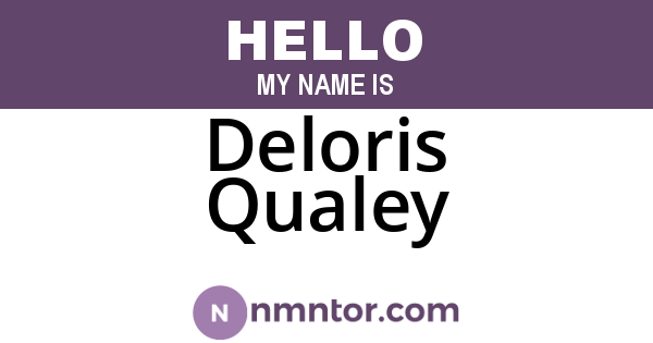 Deloris Qualey