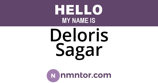 Deloris Sagar