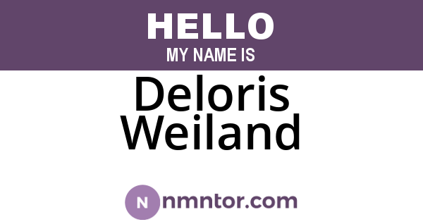 Deloris Weiland
