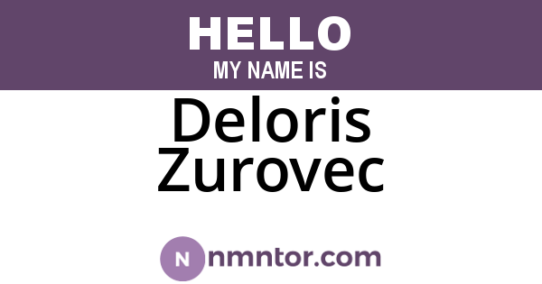Deloris Zurovec