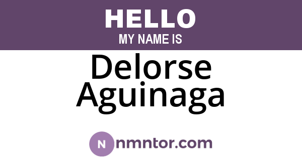 Delorse Aguinaga