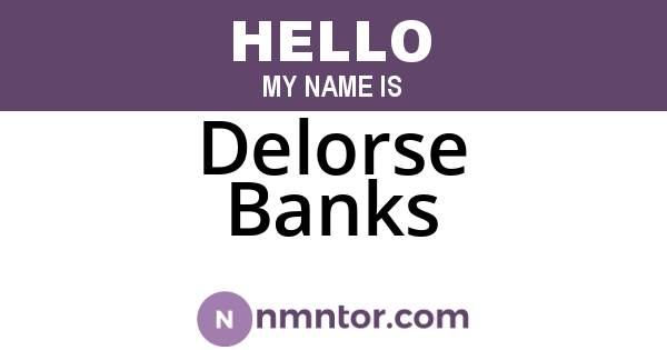 Delorse Banks