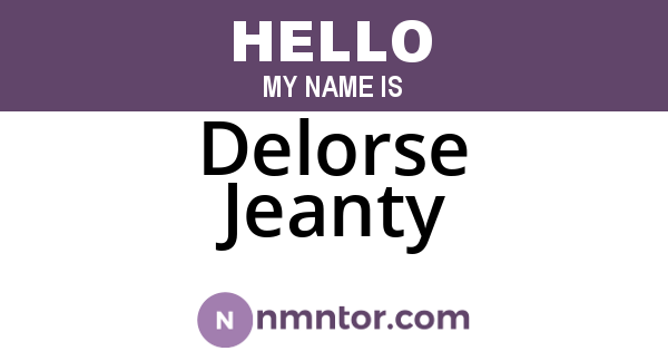 Delorse Jeanty