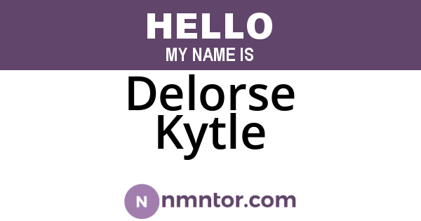 Delorse Kytle