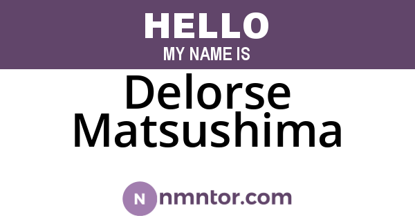 Delorse Matsushima