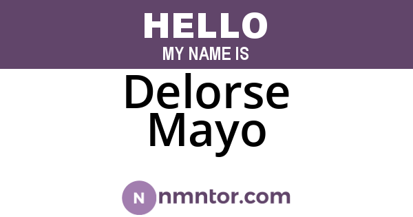 Delorse Mayo