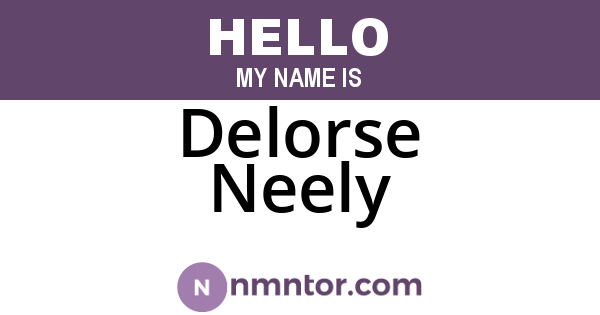 Delorse Neely