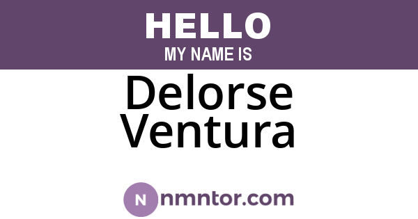 Delorse Ventura