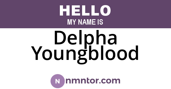 Delpha Youngblood