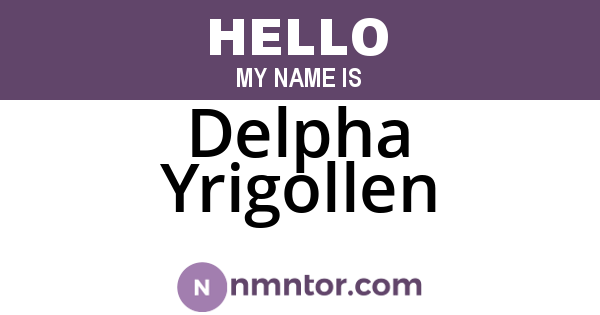 Delpha Yrigollen