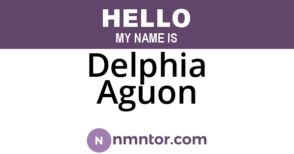 Delphia Aguon