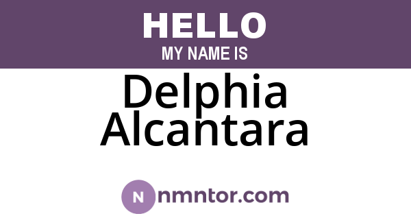 Delphia Alcantara