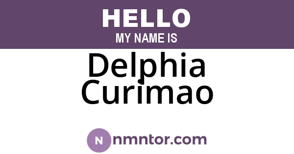 Delphia Curimao