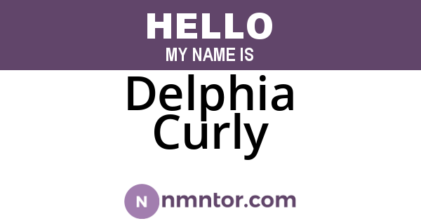 Delphia Curly