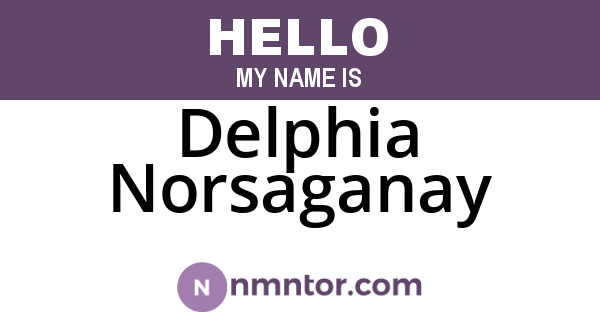 Delphia Norsaganay