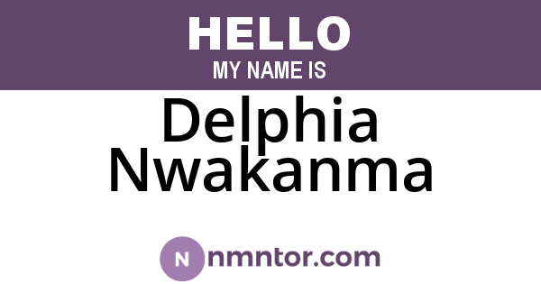 Delphia Nwakanma