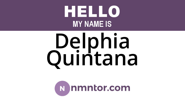 Delphia Quintana