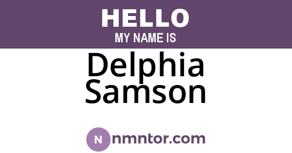 Delphia Samson