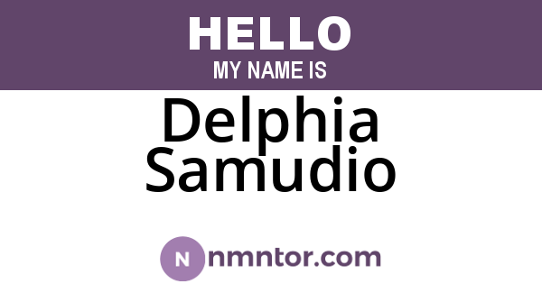 Delphia Samudio