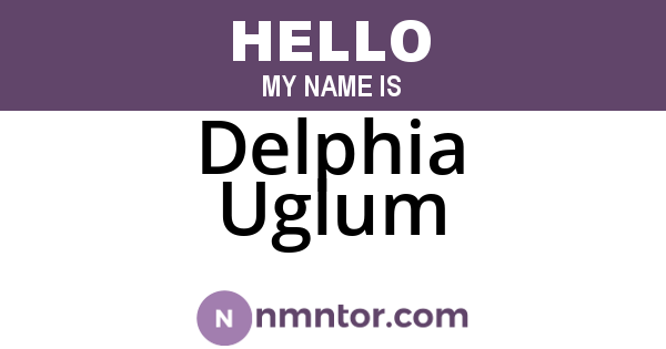Delphia Uglum