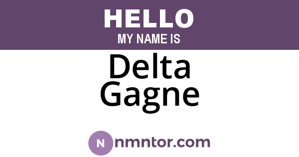 Delta Gagne