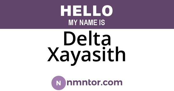 Delta Xayasith