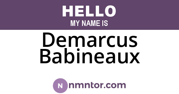 Demarcus Babineaux