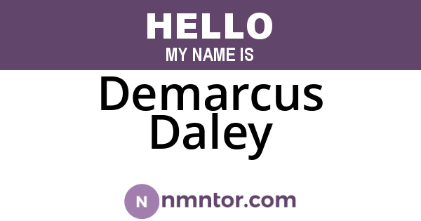 Demarcus Daley