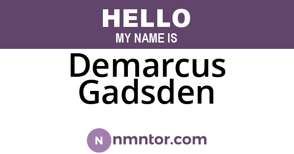 Demarcus Gadsden