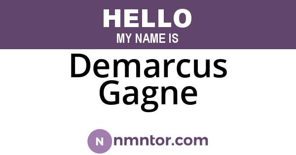 Demarcus Gagne