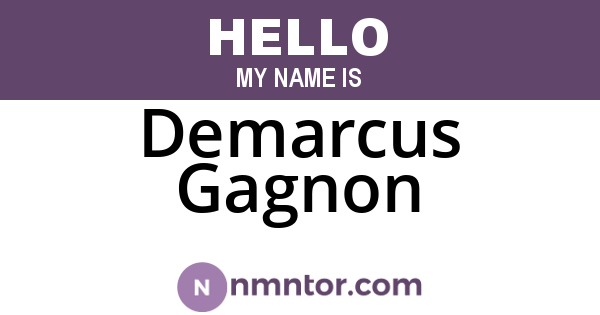 Demarcus Gagnon