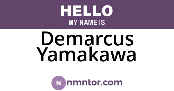 Demarcus Yamakawa