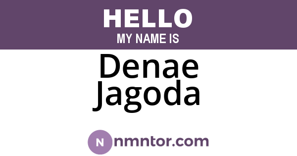Denae Jagoda