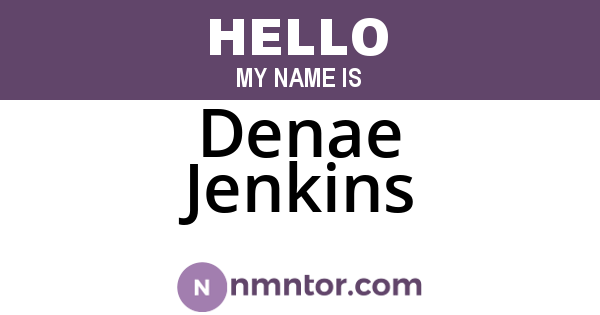 Denae Jenkins