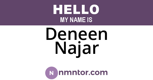 Deneen Najar