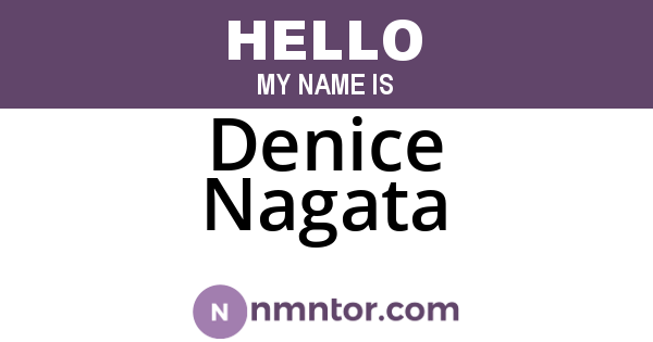 Denice Nagata