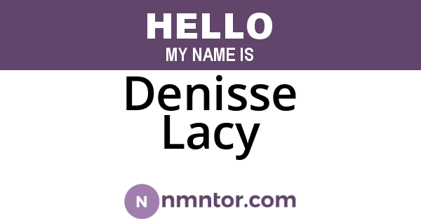 Denisse Lacy