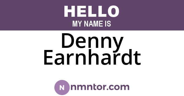 Denny Earnhardt