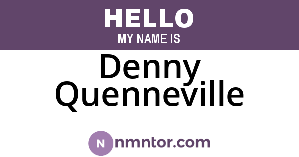 Denny Quenneville