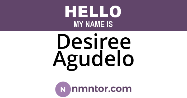 Desiree Agudelo