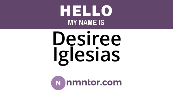 Desiree Iglesias