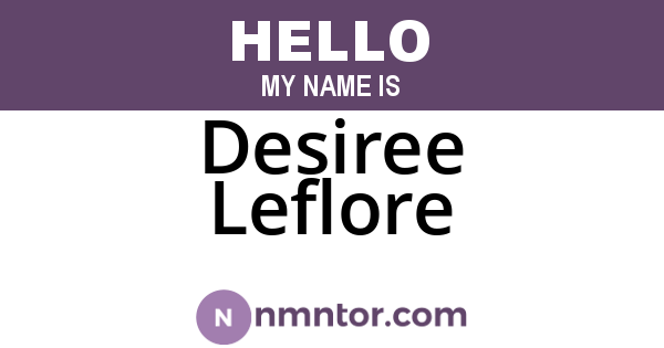 Desiree Leflore