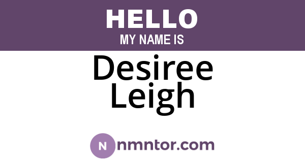 Desiree Leigh