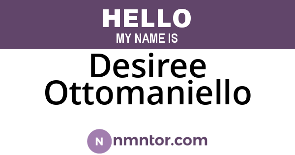 Desiree Ottomaniello